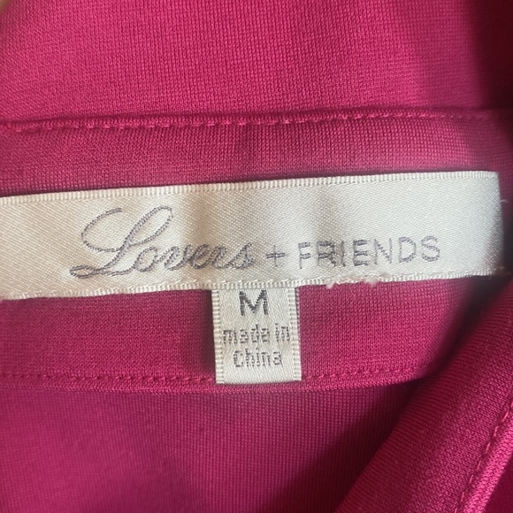 ๐ Lovers + Friends Hot Pink midi dress, Size M ๐ - Picture 4 of 6